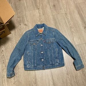 Levi's Women's Original Trucker Jacket- Large- Night School